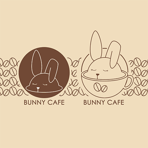 لوجو bunny cofe