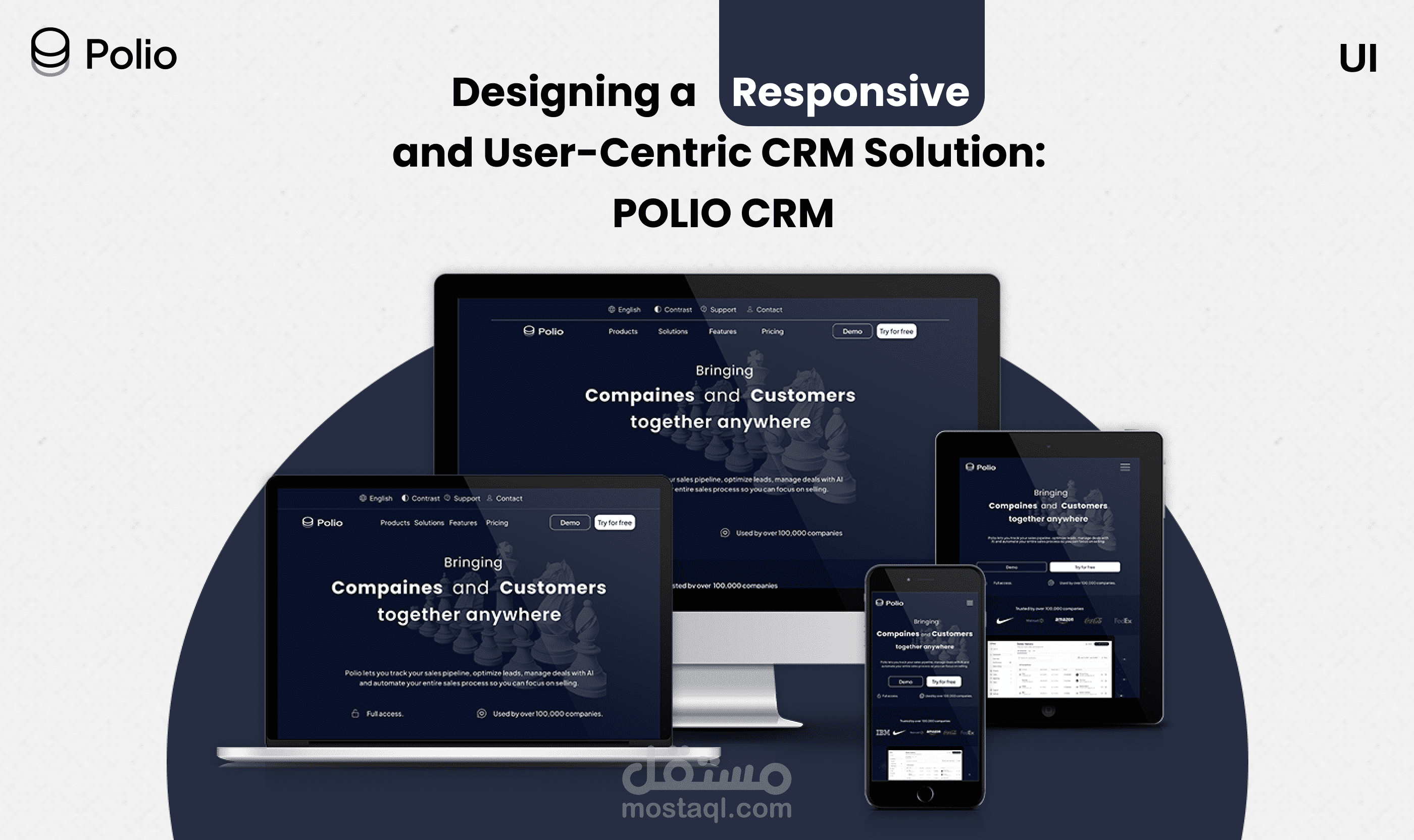 Polio CRM RESPONSIVE LANDING PAGE