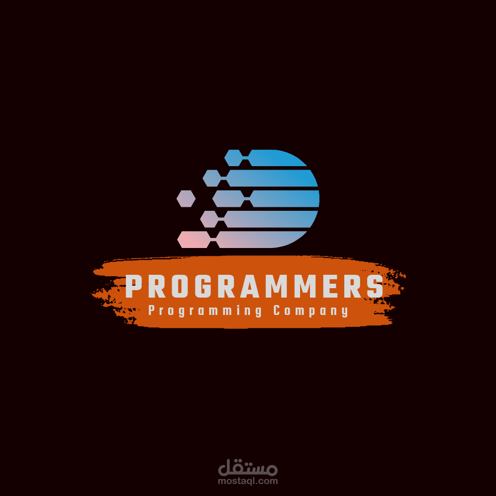 شعلي شركه مبرمجه logo for programming company