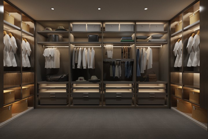 Dressing room design