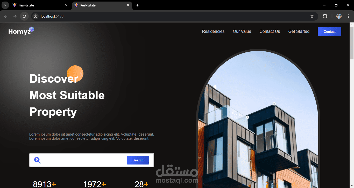 Real Estate Website