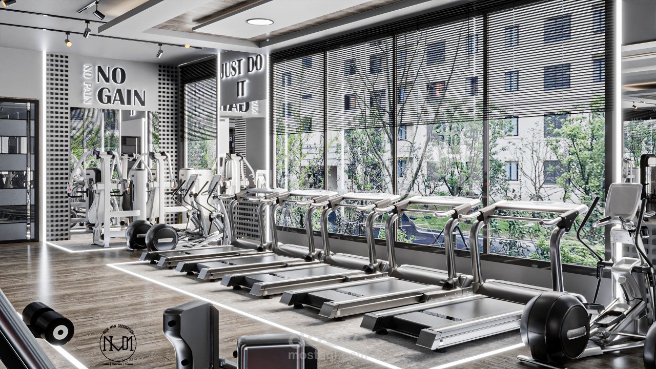 Modern Gym One Floor