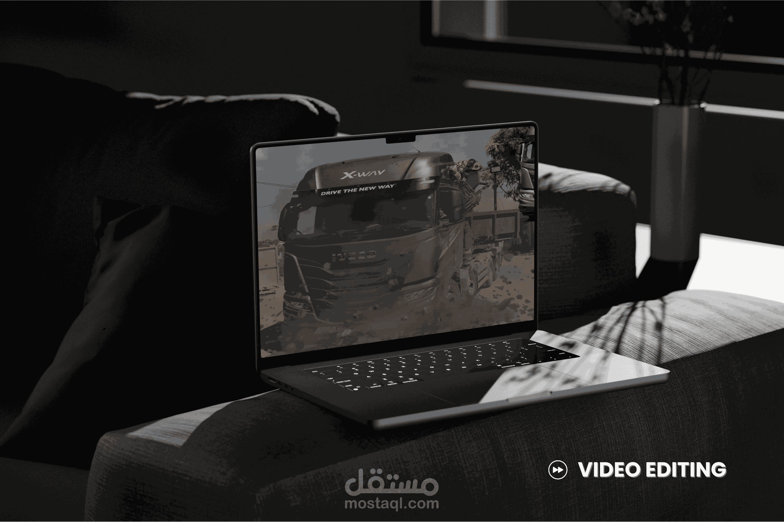 مونتاج فيديو احترافي لشركة مشروعات وبناء
