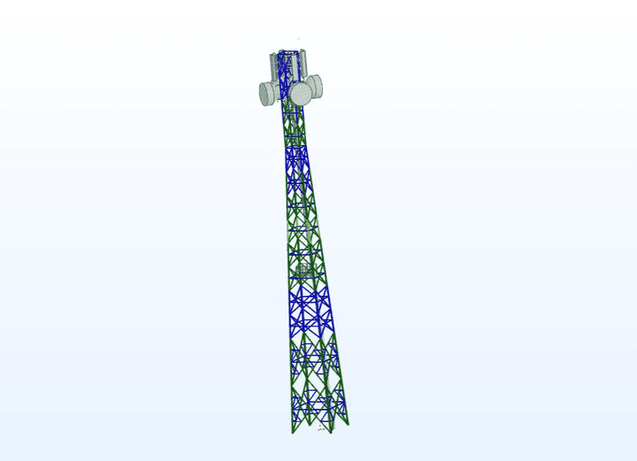 Validation of 40.00m Steel Communication Tower