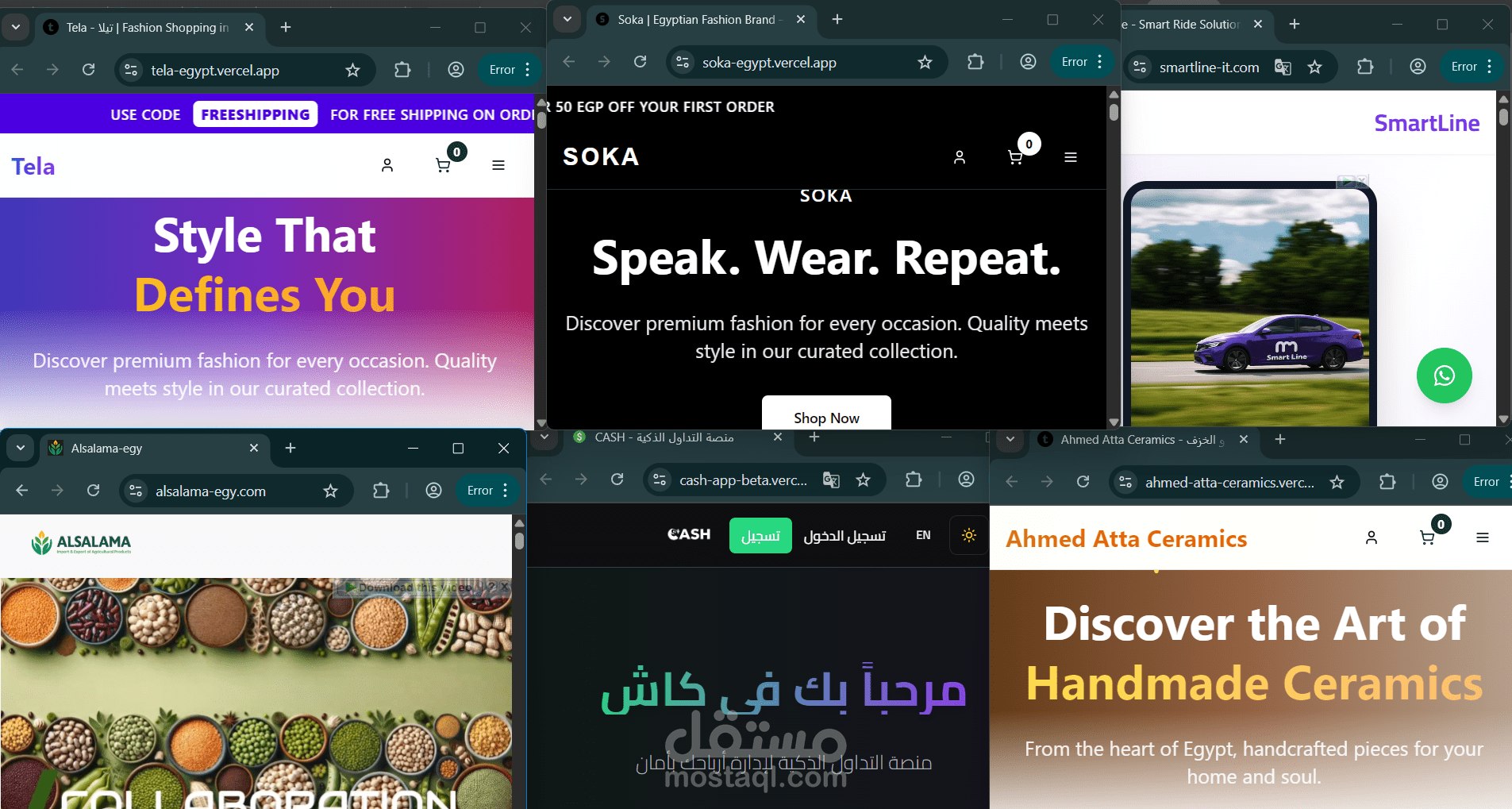 تصميم وتطوير موقع إلكتروني شامل مع تأمين الحماية واختبار الثغرات