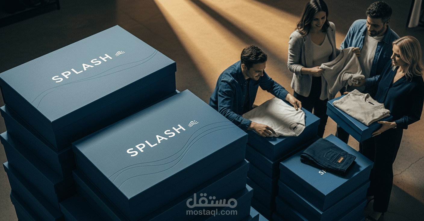 صور لكراتين برند ملابس باسم splash