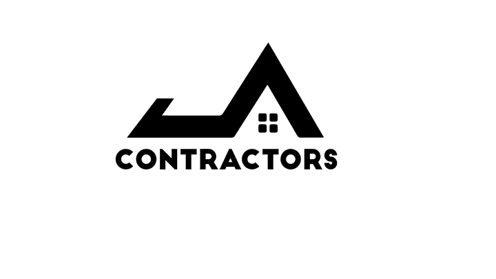 لوجو لشركه بناء تسمى j&A CONTRACTORS