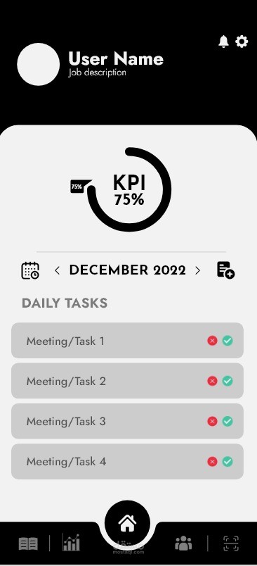 App for managing tasks and time