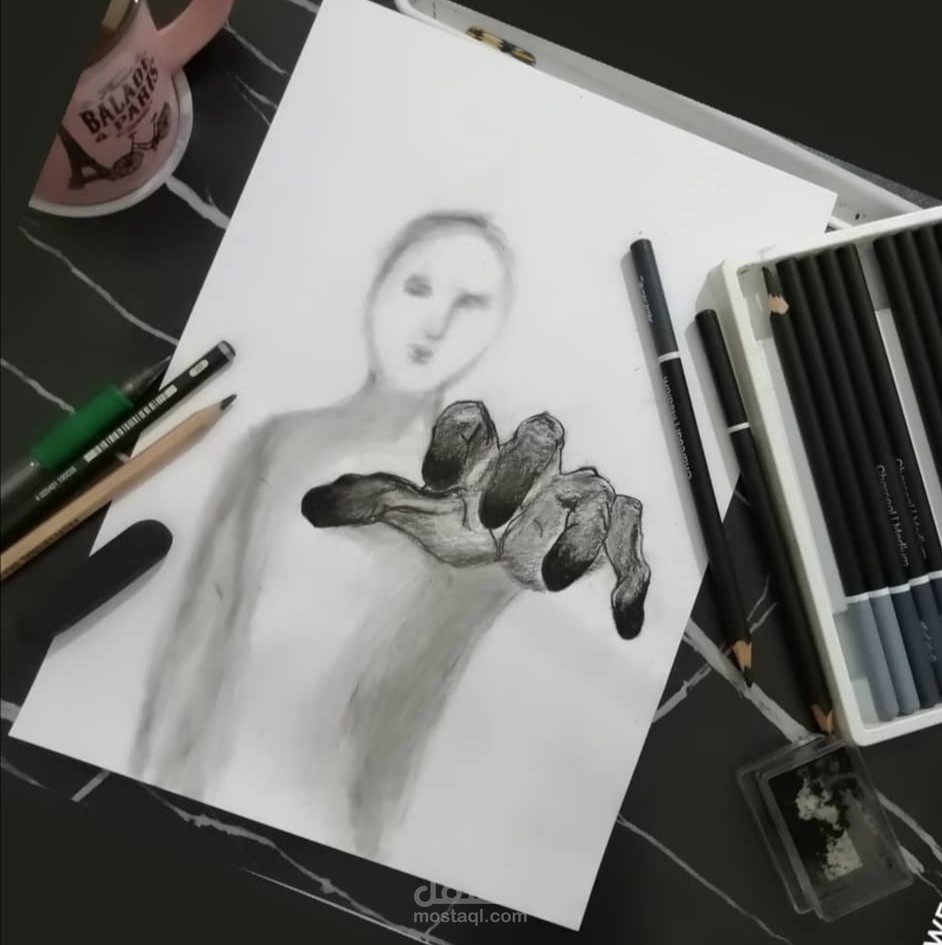 رسم فحم