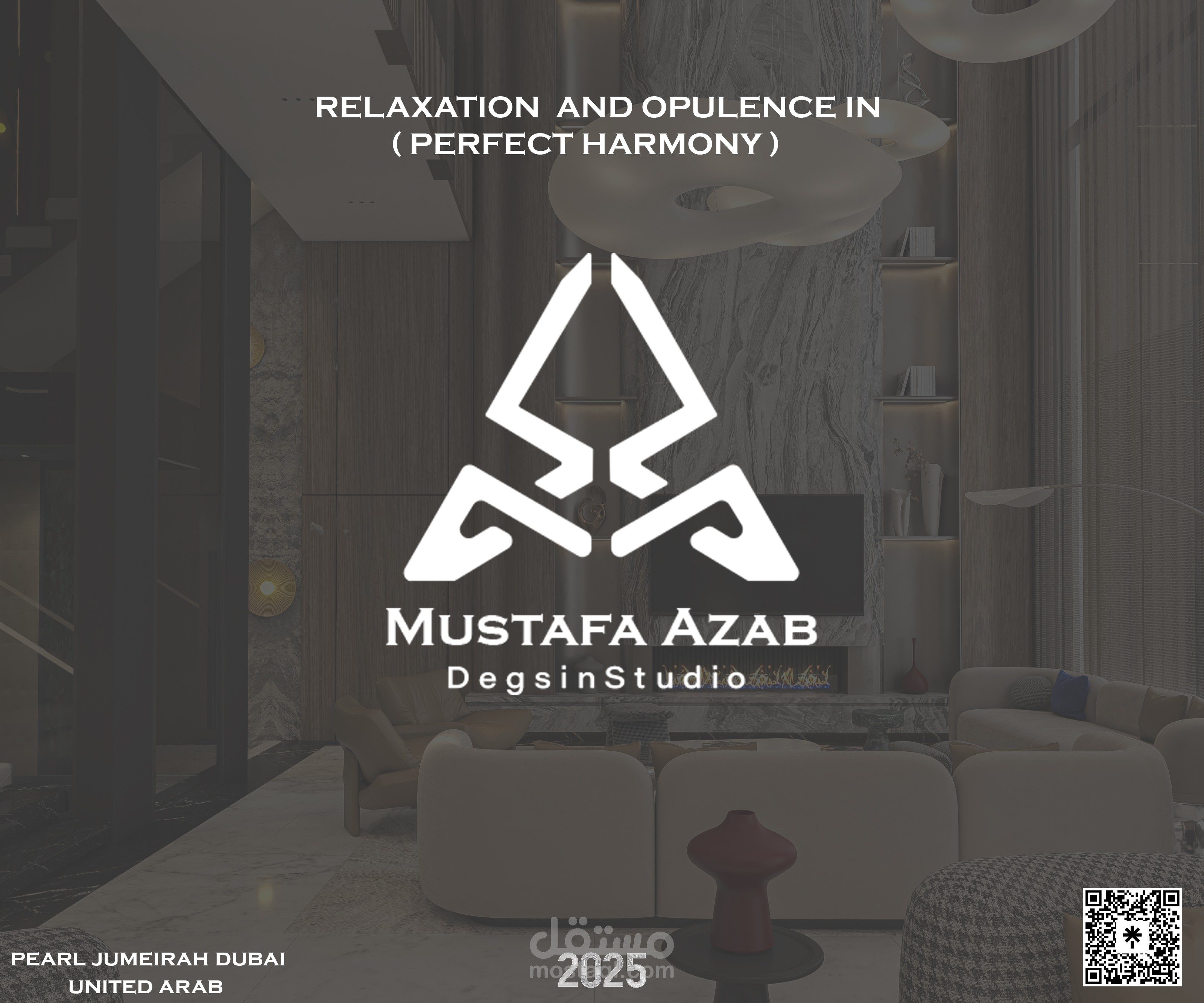 Interior design of Palm Jumeirah villa
