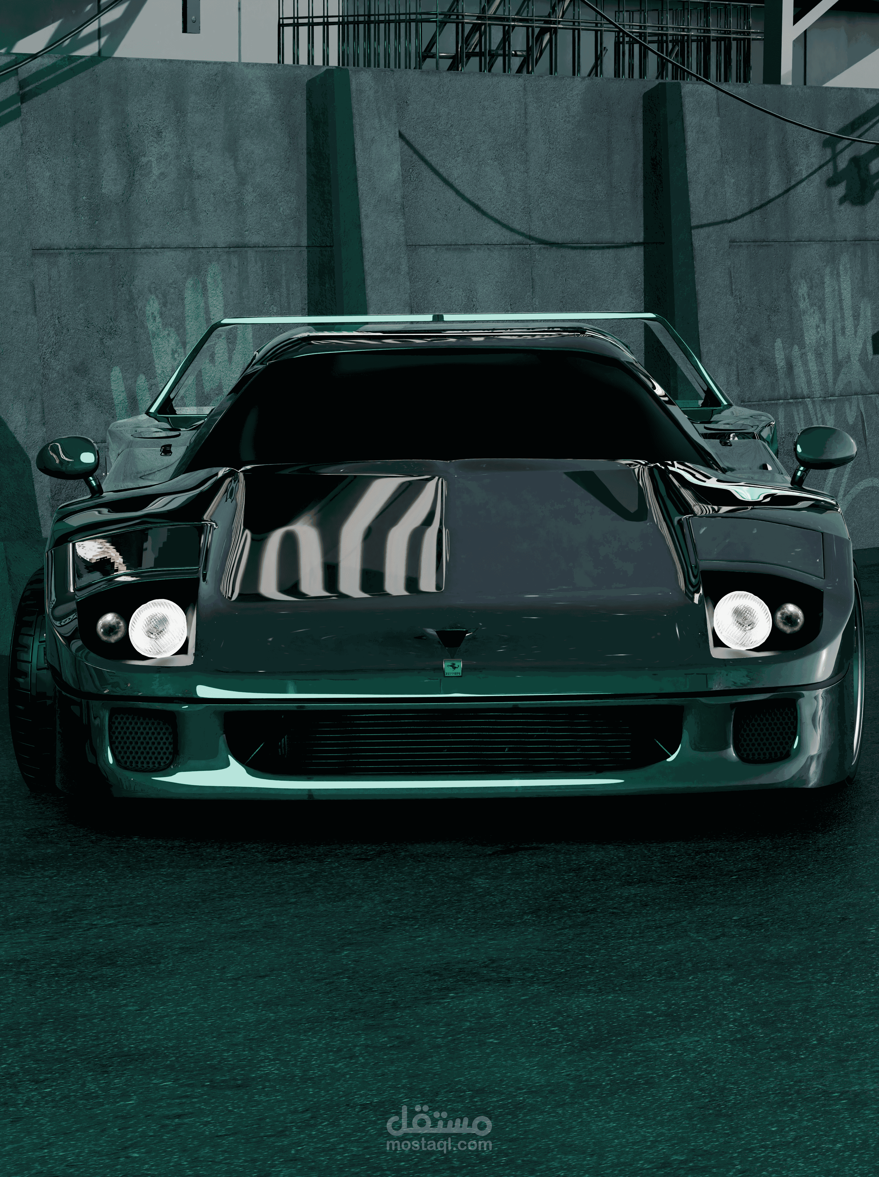 Ferrari F40 Animation