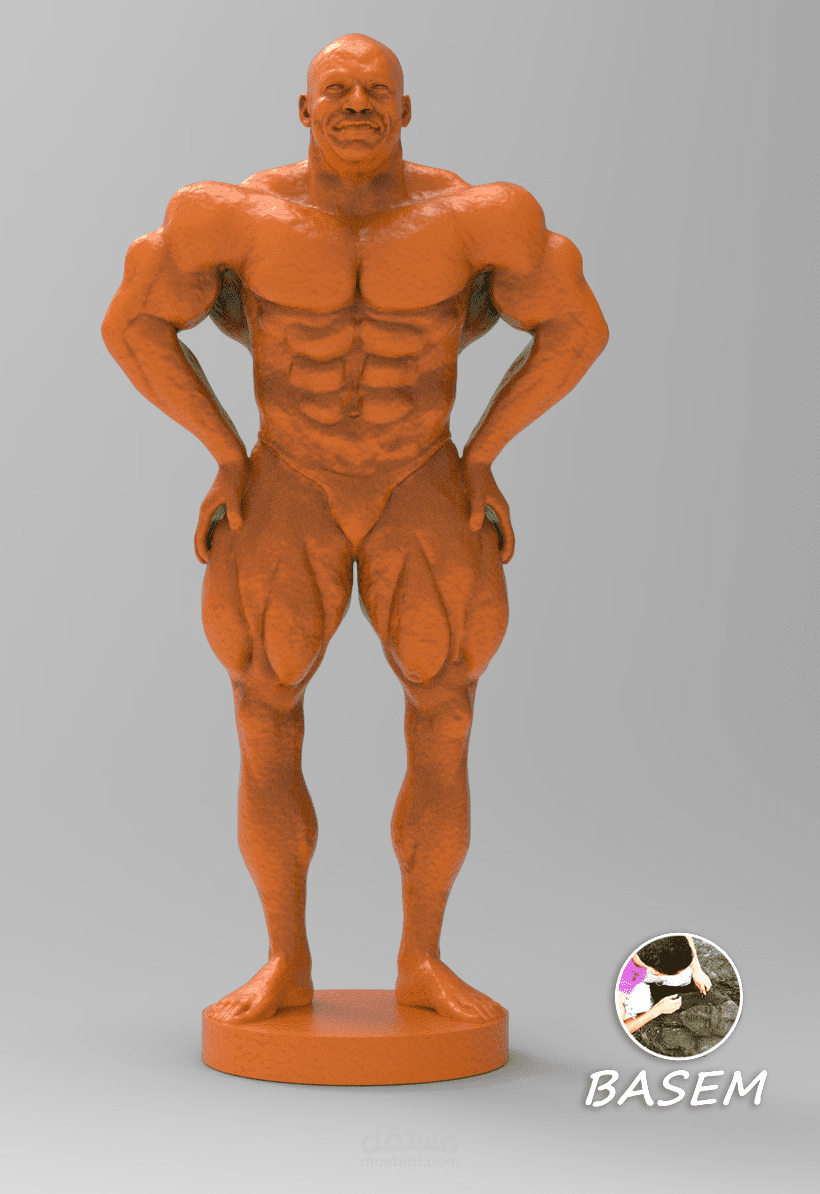 Big Ramy Bodybuilder 3D Model