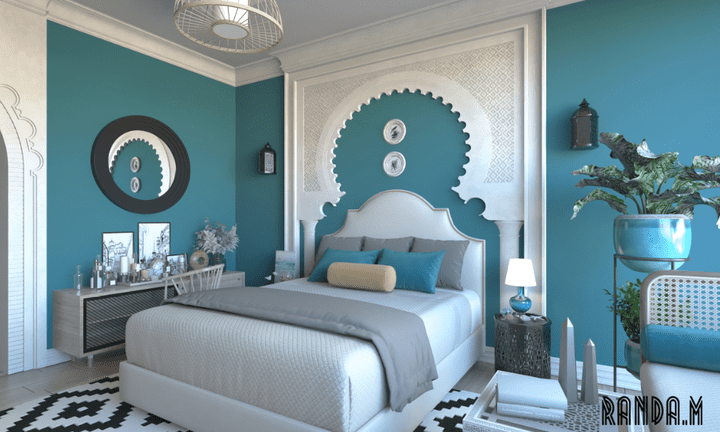 Andalusian Bedroom - Interior design