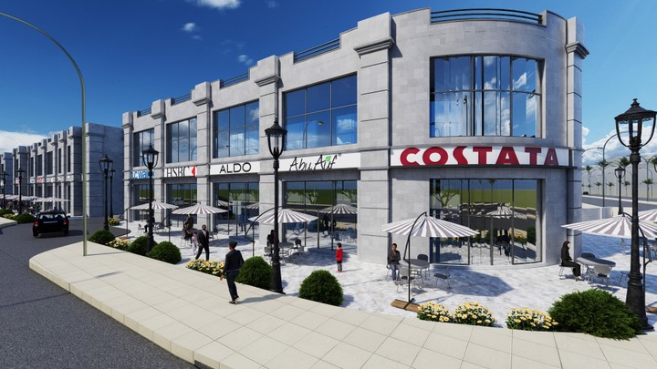 Commercial Mall - Exterior design