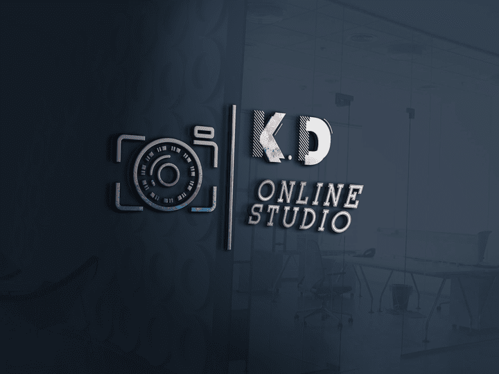 Logo design for k.d online studio