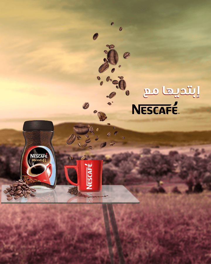 Flyer design for Nescafé