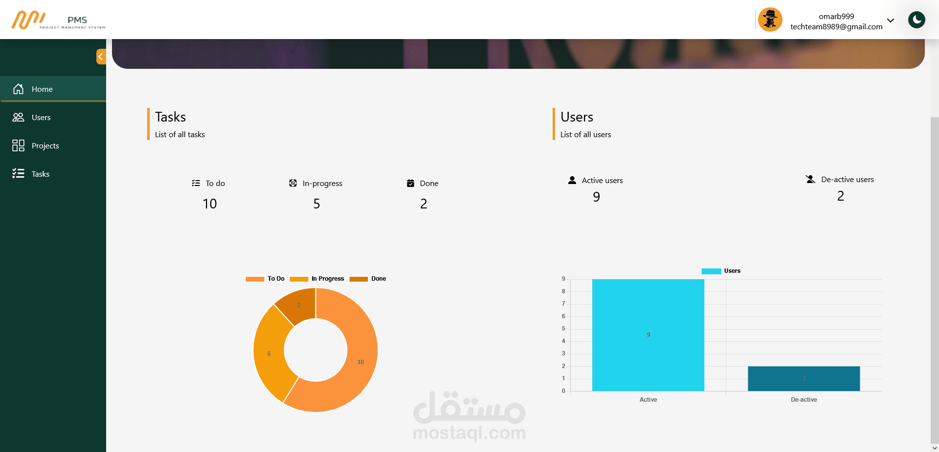 Project management system