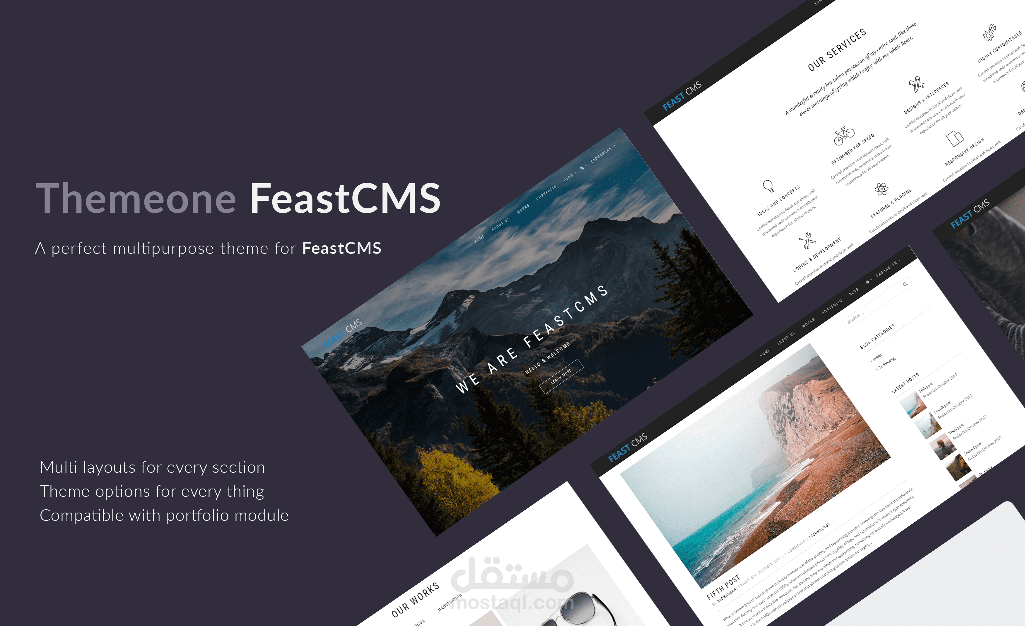 Feast cms v2.5 - PHP Content management system