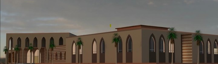 islamic project . exterior design