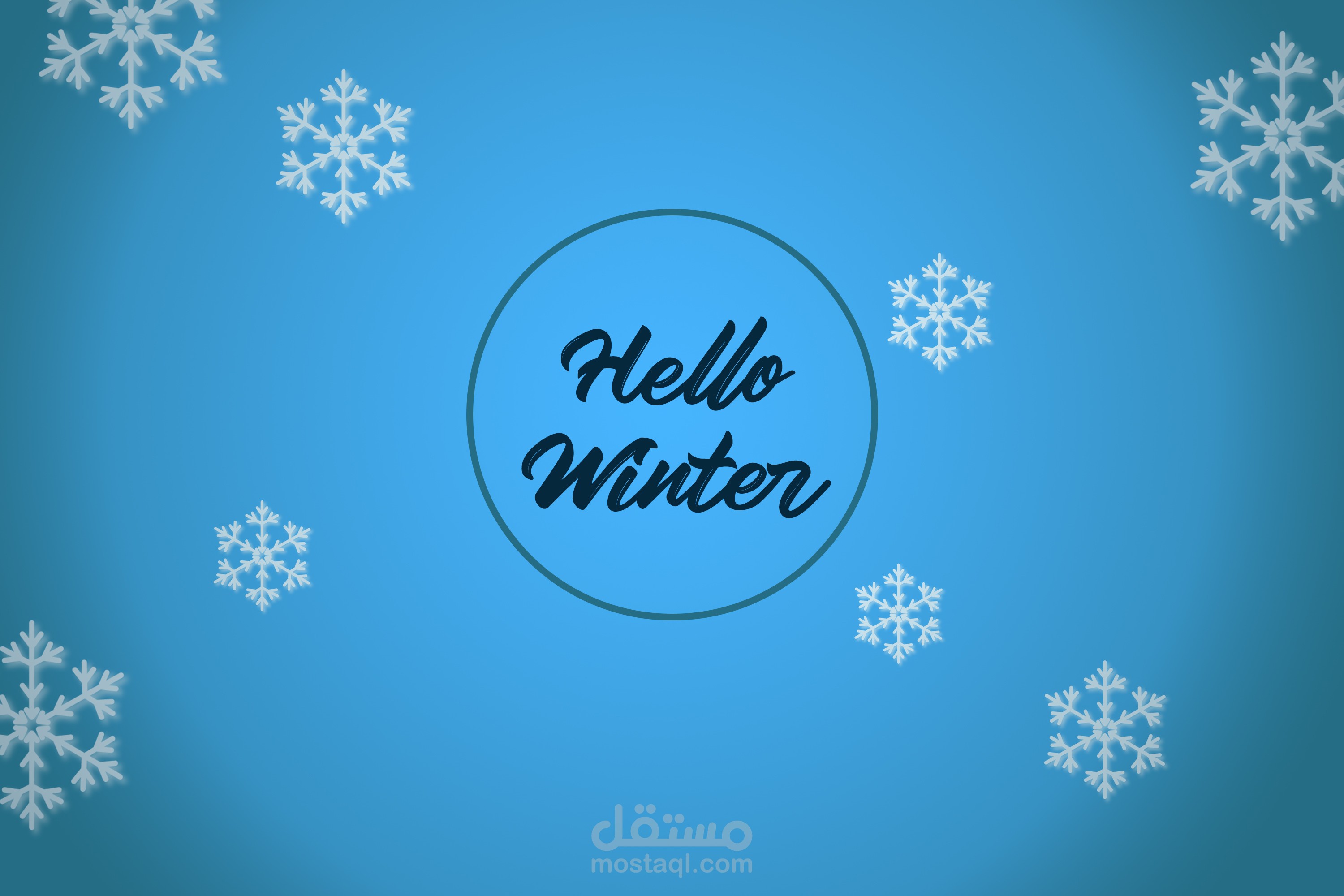 (socialMedia design)Hello winter | مستقل