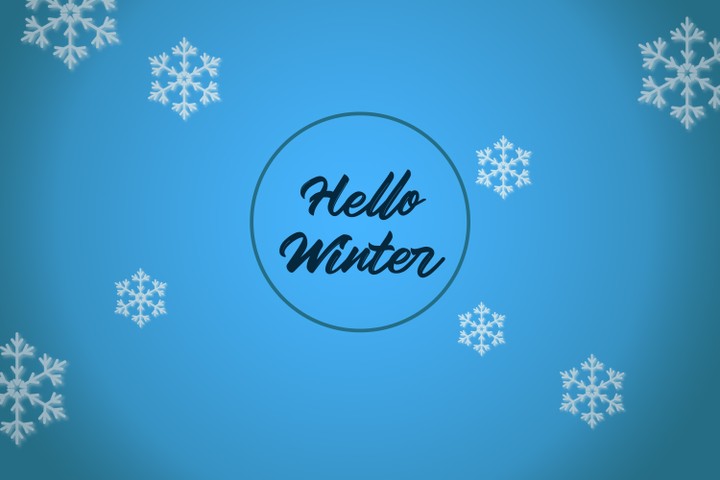 (socialMedia design)Hello winter