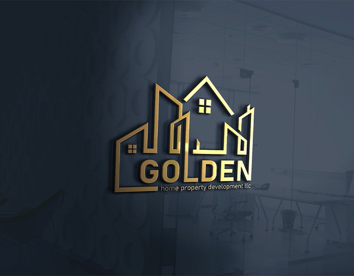 هوية بصرة لشركة GOLDEN