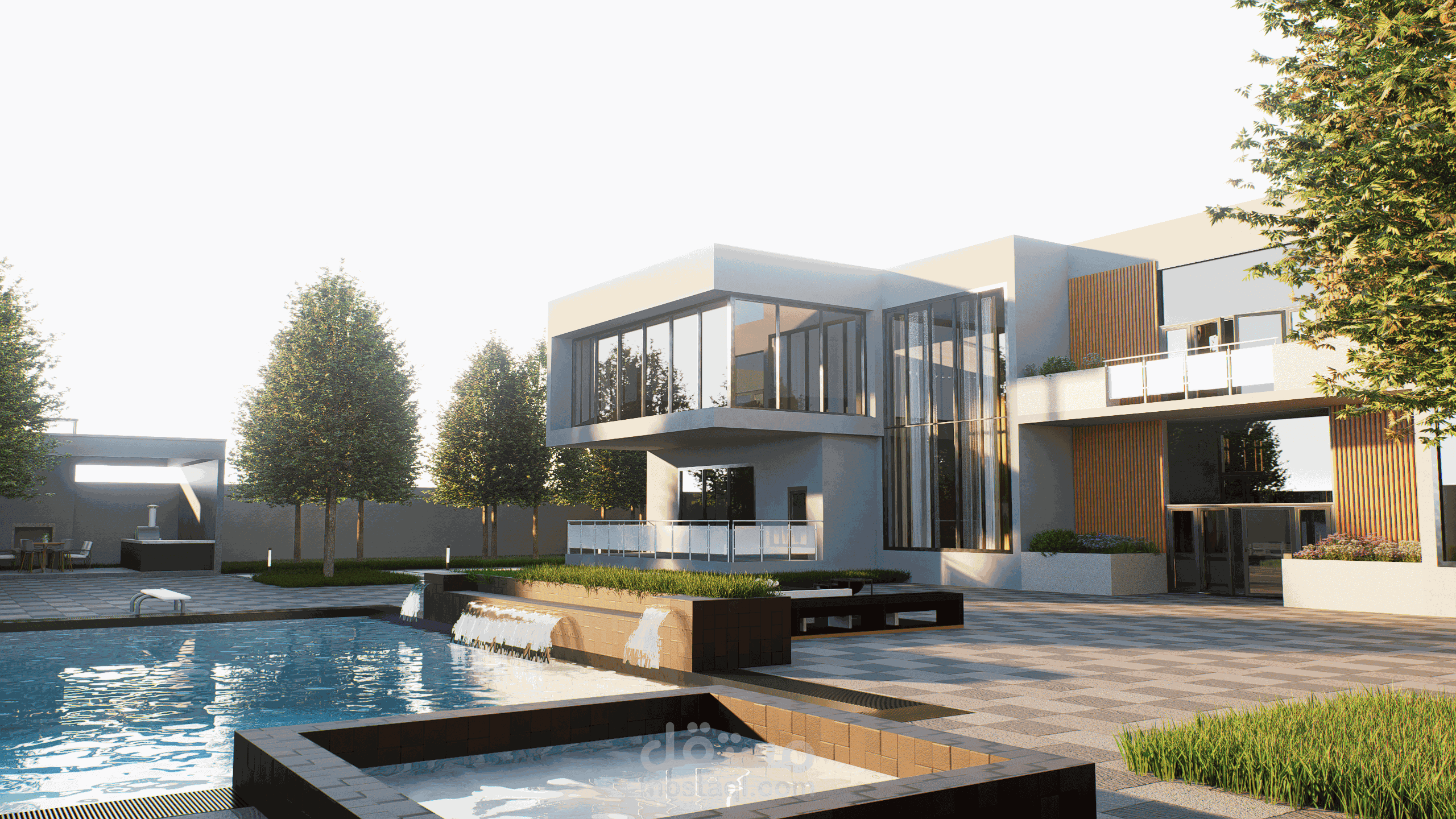 Modern Residential Villa – Landscape & Exterior Design