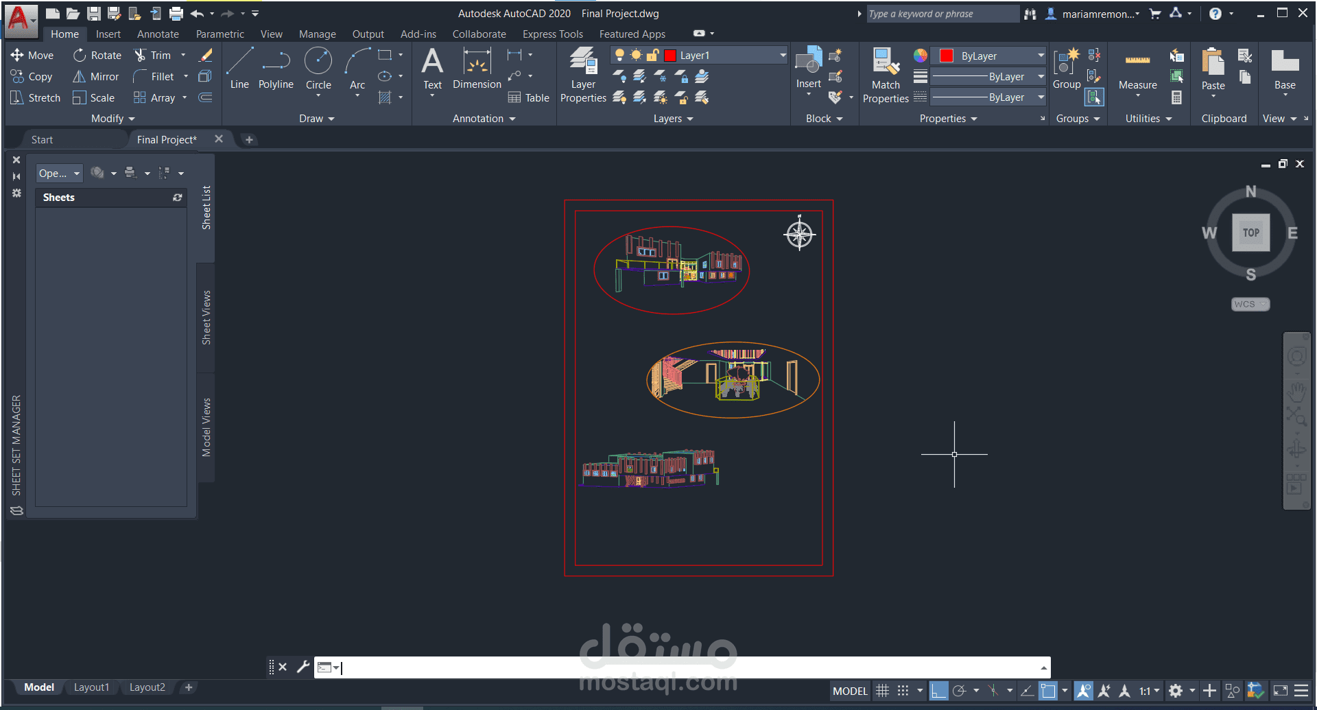 تصميم معمارى لوجهات لقطات احترافيه للمبنى