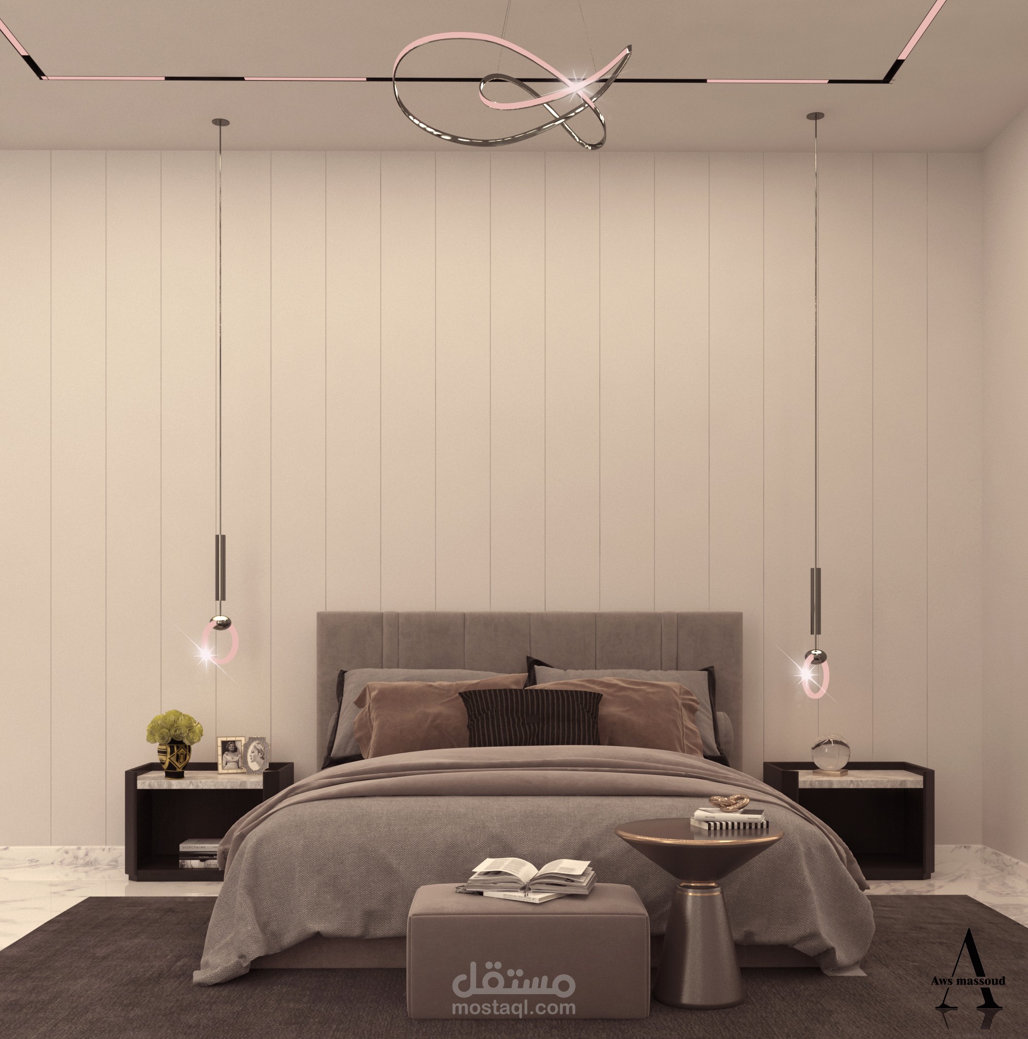 تصميم داخلي master bedroom