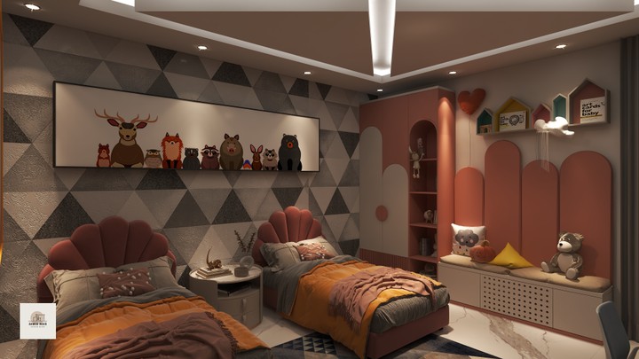 Girls bedroom design