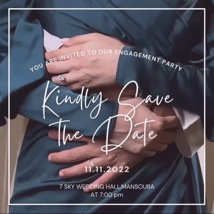 Engagement invitation video design