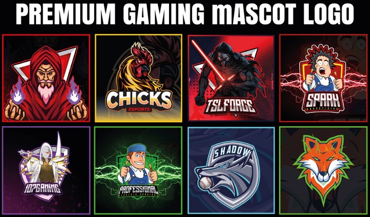 Premium Gaming Mascot Logos