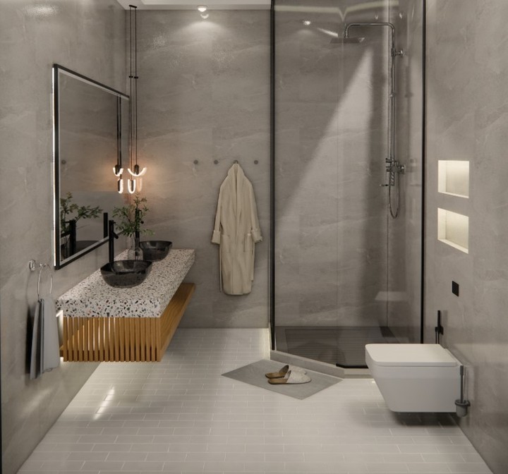 تصميم حمام مودرن (Bathroom )