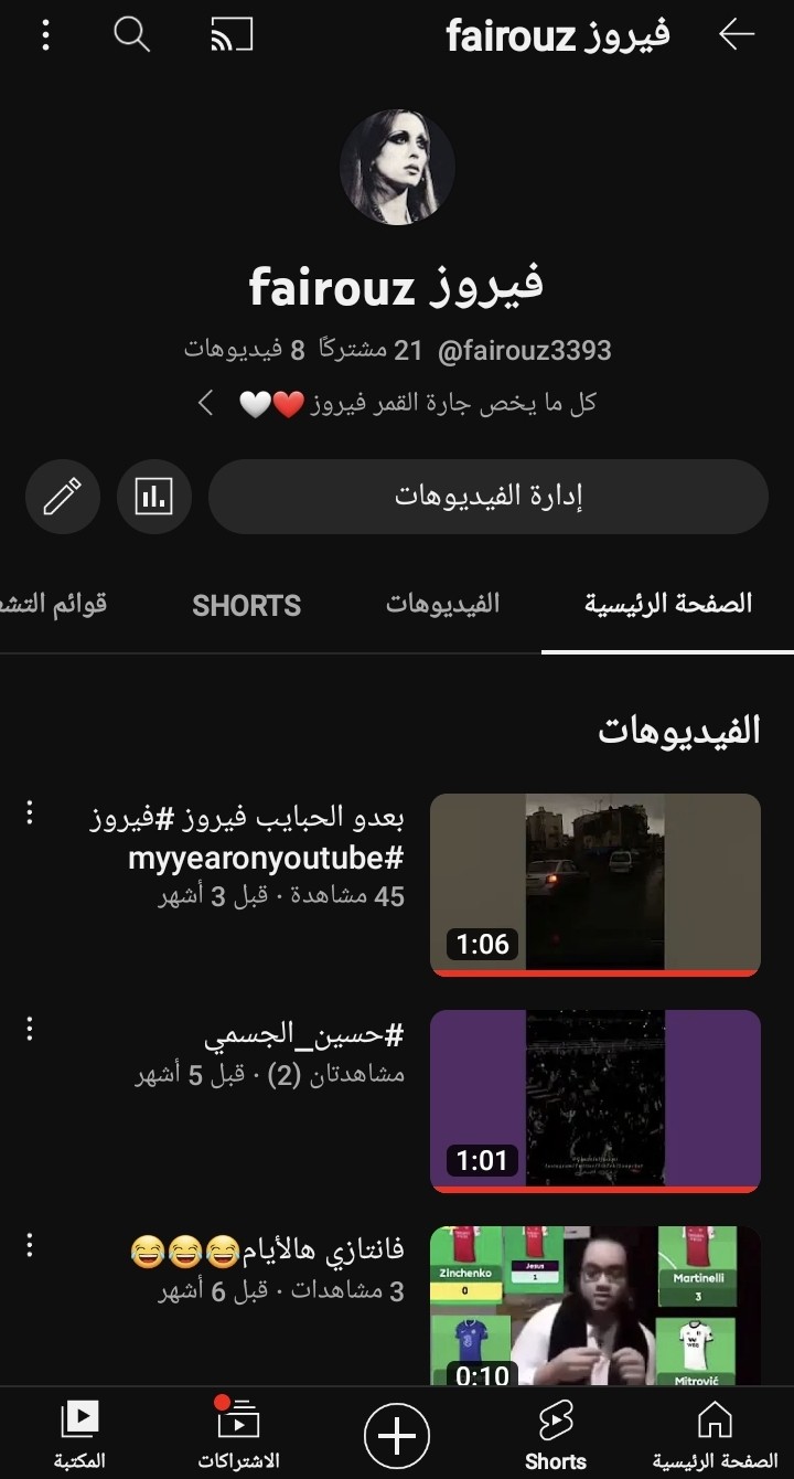 قناة يوتيوب