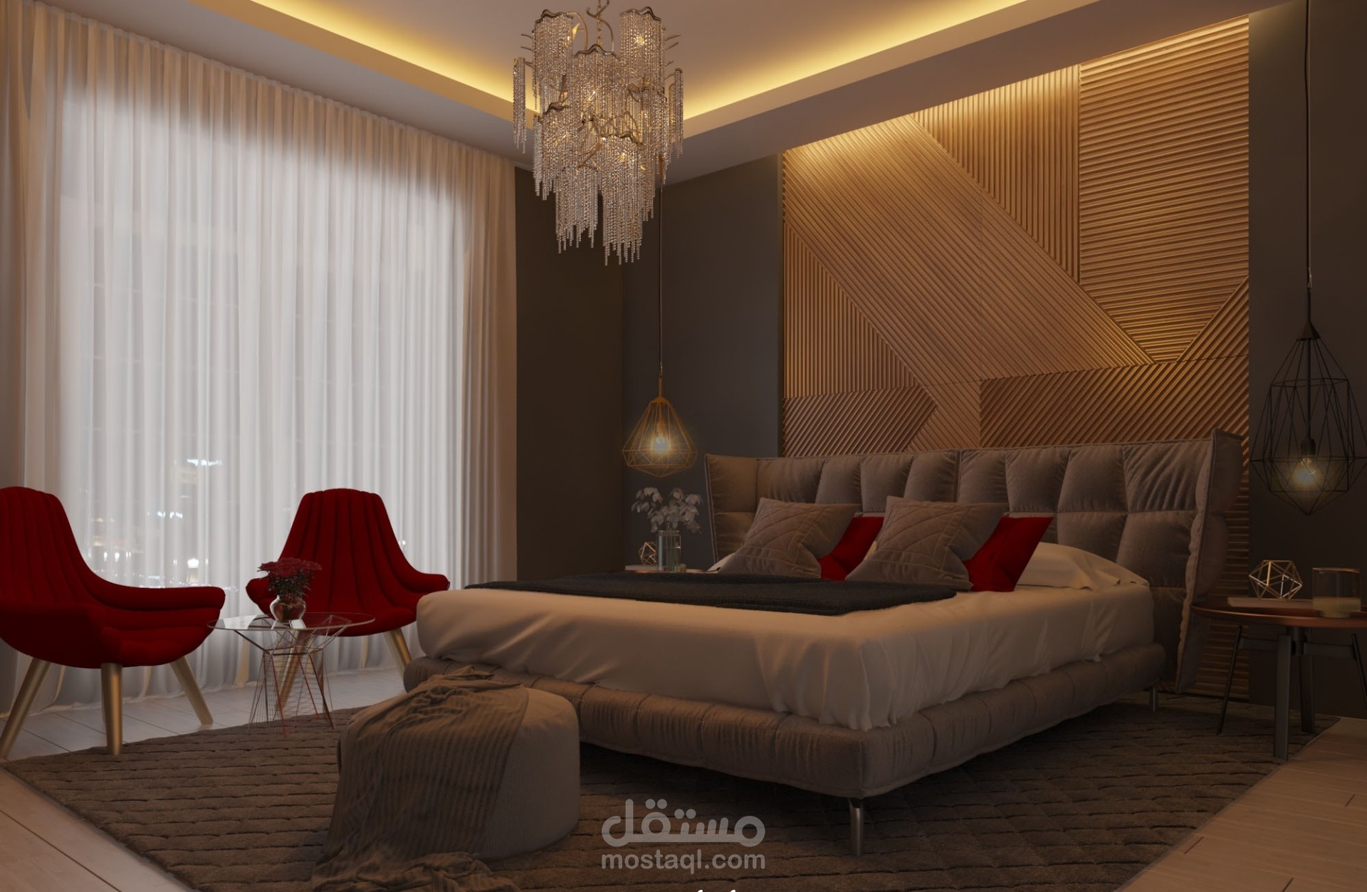 Master bedroom interior design