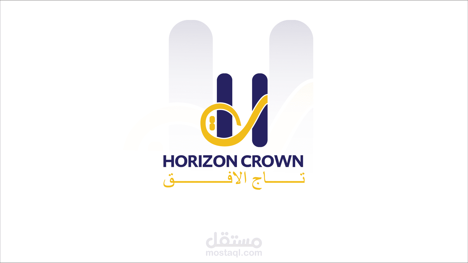 شعار لشركة تاج الافق