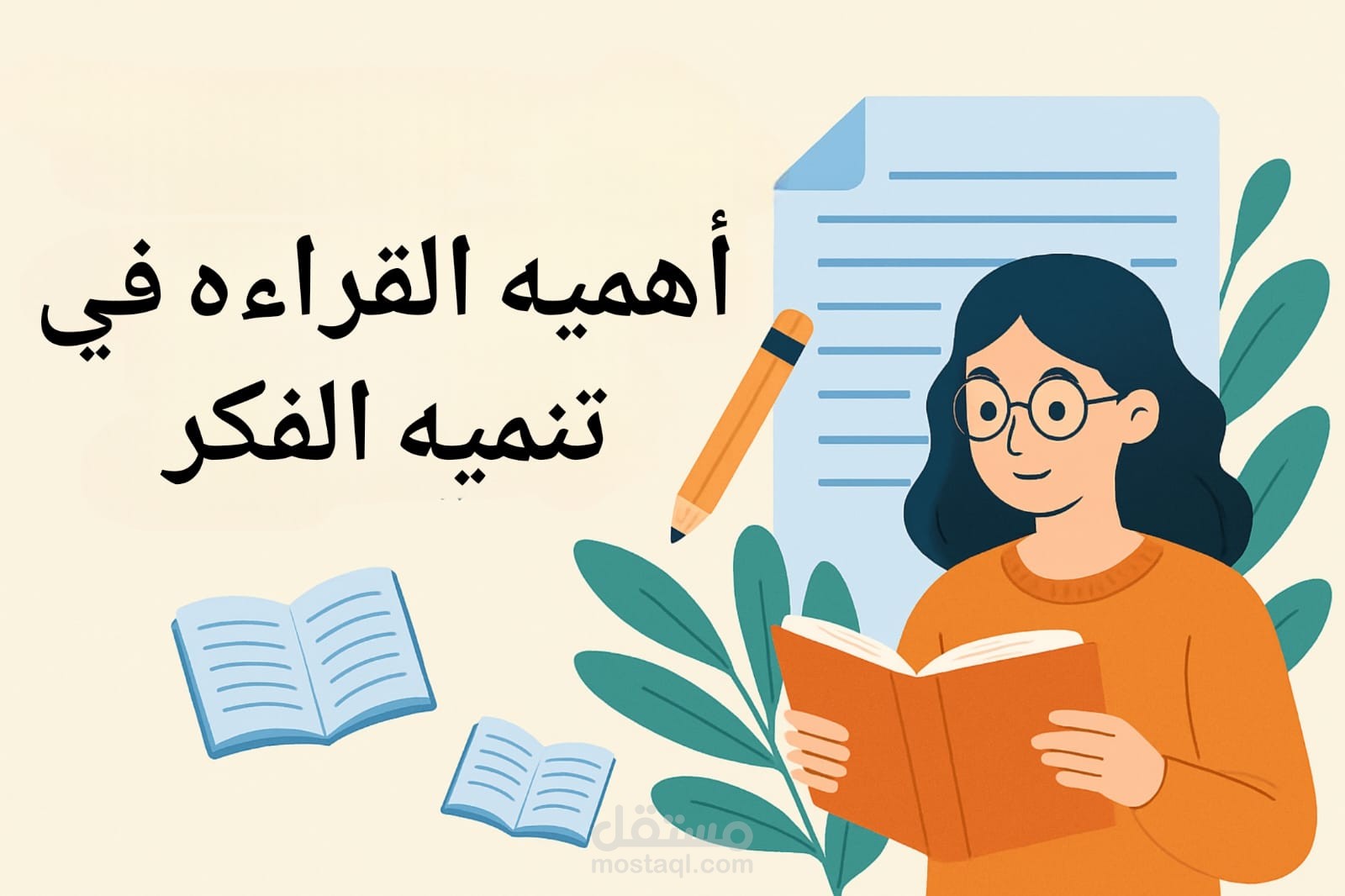 حسين مقال بعنوان "أهمية القراءة في تنمية الفكر"