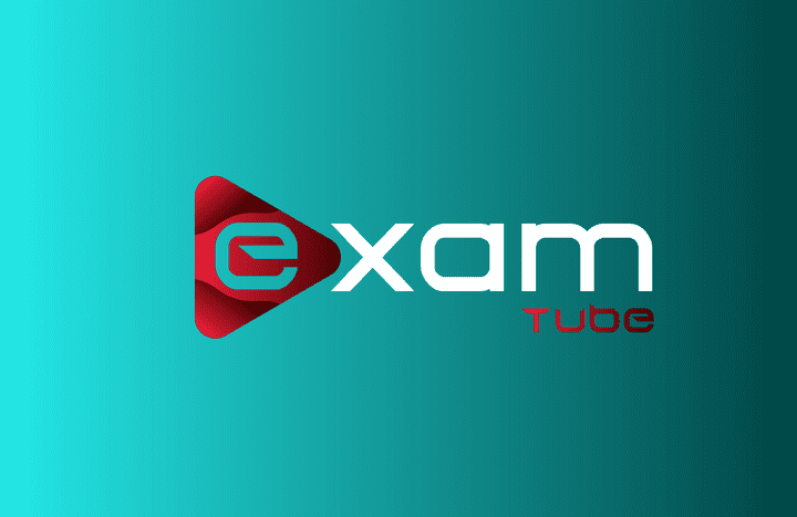 تصميم هوية لموقع تعليمى بأسم  exam tube