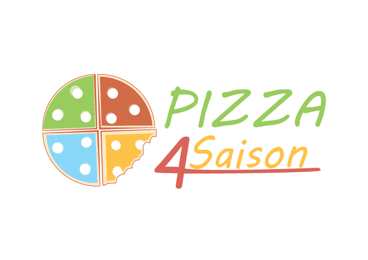 تصميم لوجو (logo) لمطعم  PIZZA4SAISON
