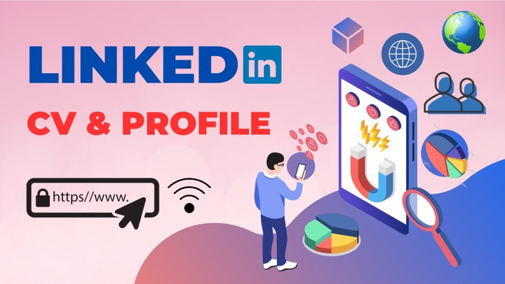 إنشاء سيرة ذاتية إحترافية وتصميم بروفايل إحترافي على linkedin