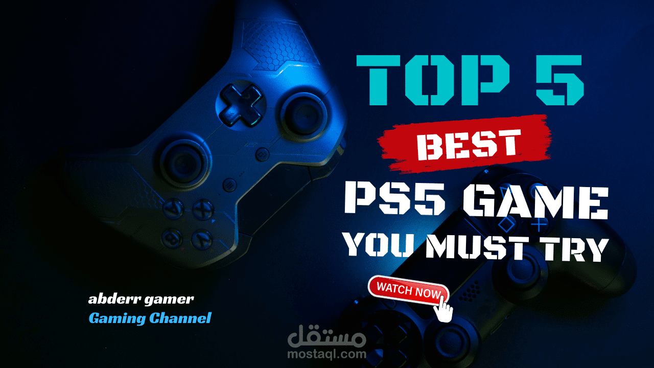 thumbnails لقناة على اليوتوب متخصصة في العاب الفيديو