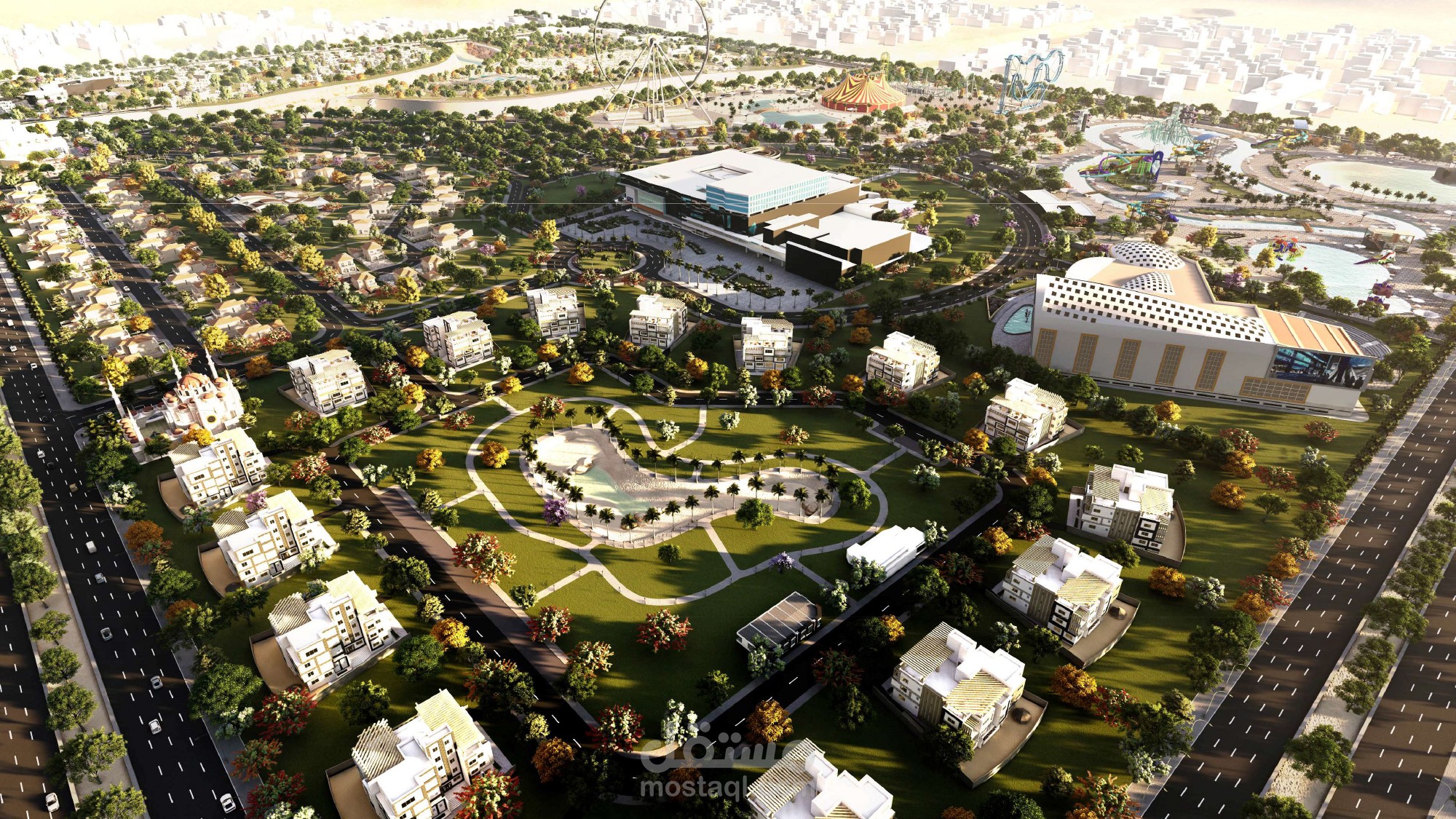 تصميم منتزه سياحي ترفيهي - Recreational Tourist Park design