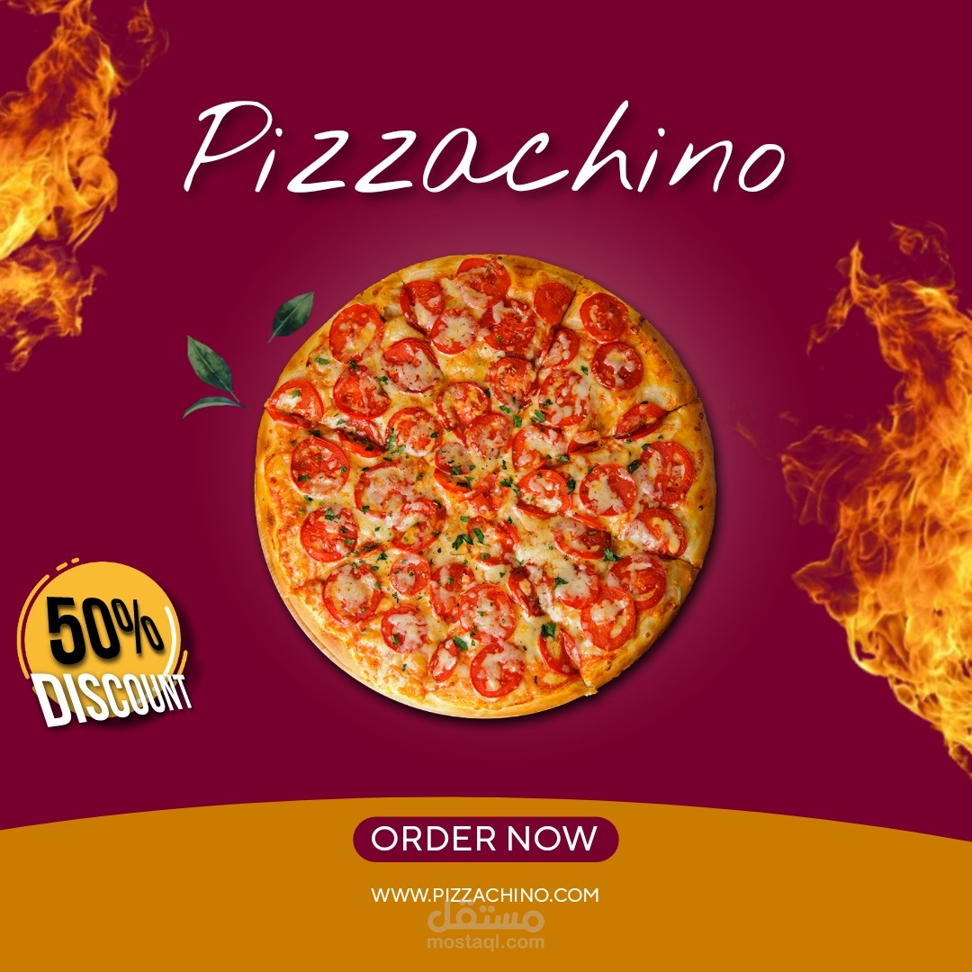 Pizzachino pizza Ad