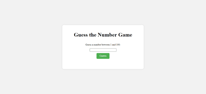 Guess the Number Game (Html , Css , Js)