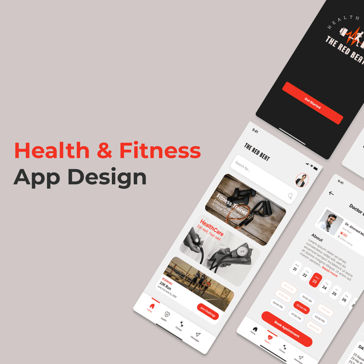 Health & Fitness App Design