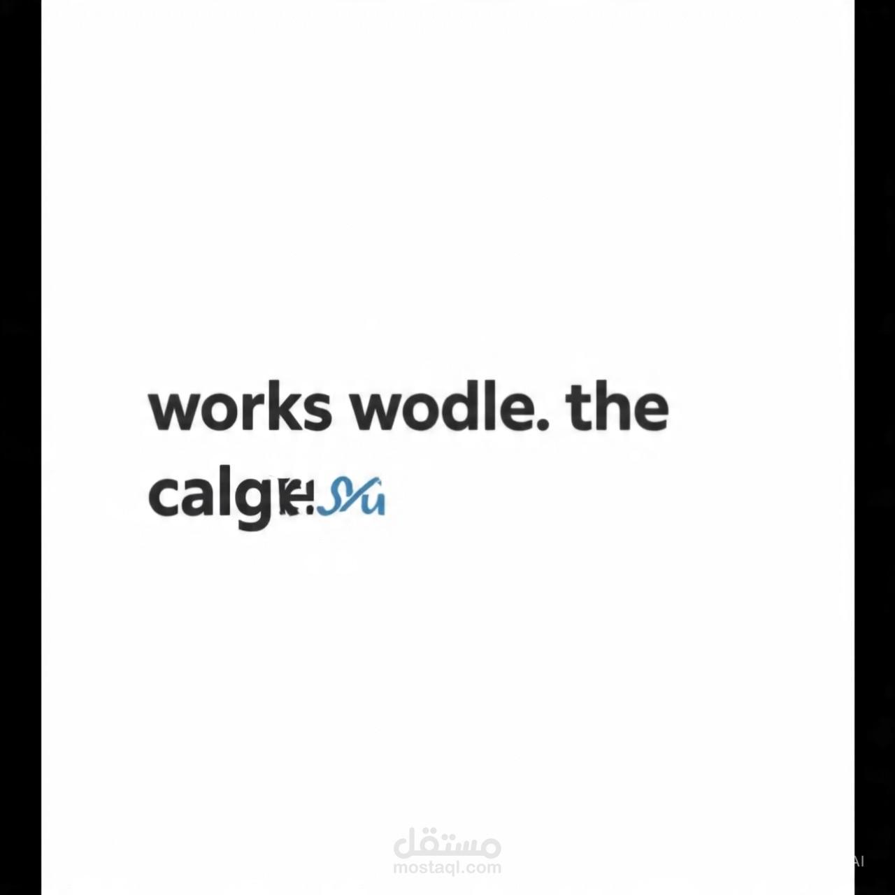 نموذج كتابة على word