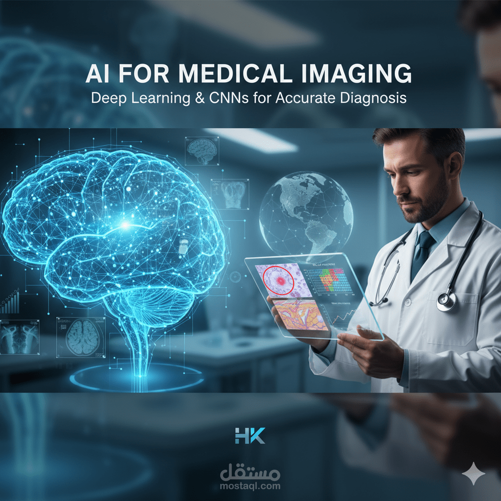 بناء وتدريب نماذج تعلم عميق لتصنيف الصور الطبية (AI for Medical Imaging)