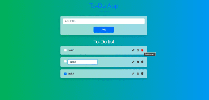 To-Do app