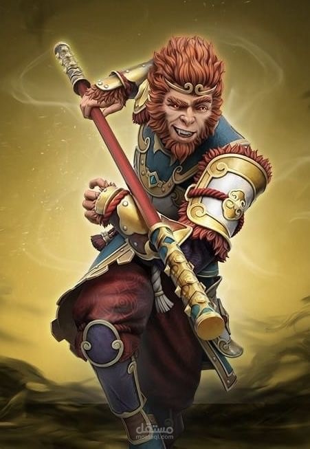 Show monkey King from Shadow Fight 4