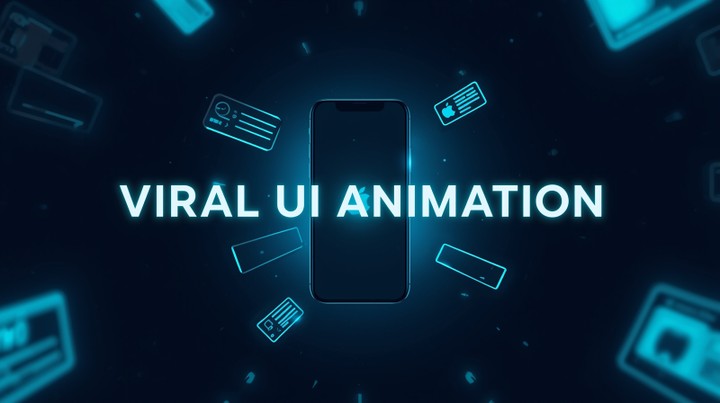 Viral Apple UI Animation | After effects